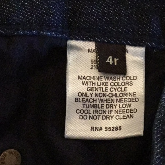 LIKE NEW EXPRESS ZELDA SKINNY Dark Wash Jeans Size 4 x 33 - Picture 12 of 14